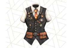 Vintage Steampunk Forest Animal PNG Clipart for Sublimation Product Image 4