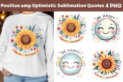 Positive &amp; Optimistic Sublimation Quotes Product Image 7