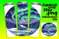 Sublimation Design Scenic Art Tumbler Wrap 20oz Product Image 1