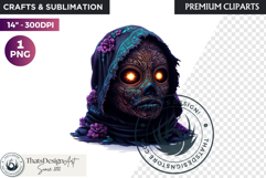 Black magic Voodoo clipart PNG , African witchcraft Product Image 1