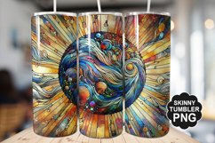Stained On Stained Glass Tumbler Warp - Tumbler Design Product Image 1