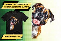 Whimsical Peekaboo Dog Watercolor Sublimation - Happy Design Product Image 1