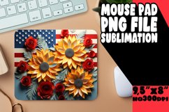 American Flag and Sunflower Design Product Image 1