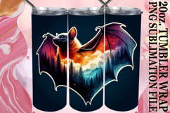 Tender love 20oz tumbler wrap, Animals Art Product Image 1