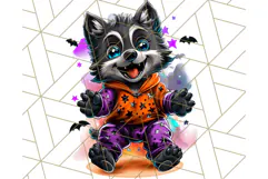 Pumpkin Party Halloween Clipart PNG, Cute Spooky Elements Product Image 4