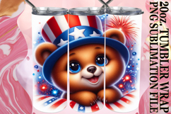 RADIANT SPIRITS 20oz TUMBLER WRAP, USA Animals Product Image 1