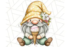 Summer Garden Gnomes Clipart PNG, Summer Country Gnomes Png Product Image 4