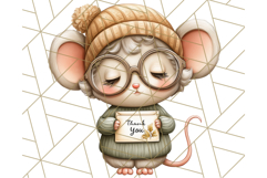 Thanksgiving Woodland Animals Clipart PNG Product Image 4