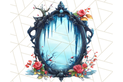 Dark Enchanted Princesses, Gothic Fairy Tale Clipart PNG Product Image 4