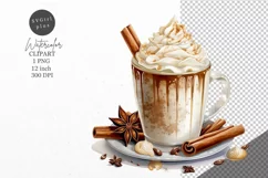 Christmas clipart, Coffee clipart, Winter clipart Product Image 1