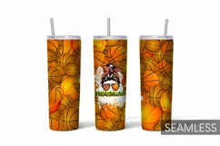 Basketball Mom Tumbler | Sublimation | Taper | Straight Product Image 1