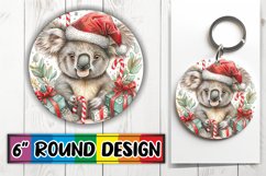 Holiday Round Design Sublimation - Christmas Product Image 1