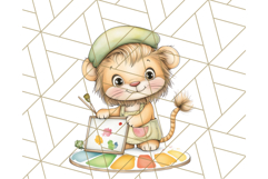 Safari Baby Animal Clipart PNG, Jungle Outfits Baby Animals Product Image 4