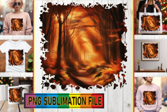 LUMINOUS Tote Bag Designs PNG, Autumn Product Image 1