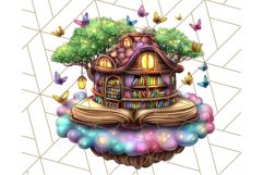 Bright Floating Island PNG Clipart for Fantasy Worlds &amp; Maps Product Image 4