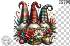 Christmas Gnome Sublimation - Clipart PNG Design Product Image 1