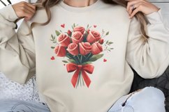 Cute Watercolor Valentines Day Clipart PNG Product Image 1