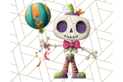 Colorful Halloween Clipart PNG, Cute Kids &amp; Candy Clip Art Product Image 4