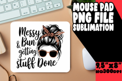 Joyful Mouse Mat Design PNG, Mother's Day Product Image 1