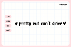 Funny Rearview Mirror Decal Sticker Saying | Can't Drive Product Image 3
