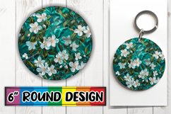 Floral Keychains and Coasters Selection Product Image 1