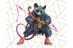 Forgotten 80s Cartoon Clipart PNG, Retro Animal Heroes Product Image 4