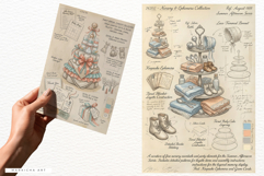 Ephemera Baby Shower Junk Journal Pages - Junk Journal Pack Product Image 4