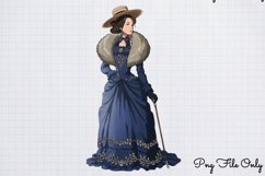 Victorian Winter Clipart Sublimation PNG Product Image 1