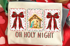 Coquette Christmas Checkered Red Plaid png, Christmas Png Product Image 3