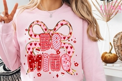 Be Mine Png, Valentine's Day Png, Coquette Bow Png, Preppy Product Image 3