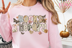 Book Are My Therapy Png, Flower Book Png, Book Png Design Product Image 3