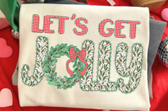 Let&#039;s Get Jolly Png, Merry Christmas Png, Christmas Festive Product Image 2