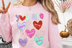 You Are Enough Valentine Png, Retro Valentine Sublimation Product Image 4