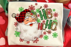 Retro Santa PNG Ho Ho Ho Santa Christmas png, Christmas Png Product Image 2