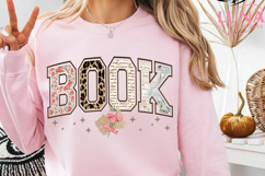 Book Nerd PNG, Retro Bookish Trendy Book Lover Sublimation Product Image 1