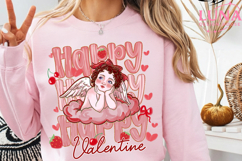 Coquette Cupid Valentine Png, Preppy Valentines Day Png Product Image 4