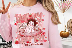 Coquette Cupid Valentine Png, Preppy Valentines Day Png Product Image 4