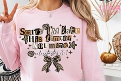 Sorry I’m Late His Timing Not Mine PNG | Christian Quote Png Product Image 3
