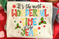 Christmas Time Png, It's The Most Wonderful Time Png Product Image 2