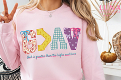 God is Greater Than High And Lows png, Bible Verse png Product Image 3
