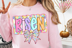 Glitter He is risen Png, Christian Easter Png, Easter Png Product Image 4