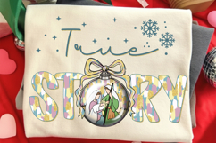 True Story Png, Christian Christmas Png, Faith Christmas Png Product Image 1
