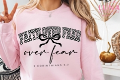 Faith Over Fear Png, Jesus Svg, Christian Shirt Png, Bible Product Image 3