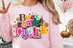 Coffee and Books PNG, Book Lover Design, Cozy Reading Png Product Image 2