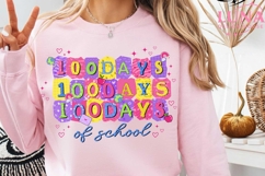 100 Days of School Png, 100 Days of School Png, Teacher Png Product Image 4