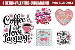 Retro Valentine Sublimation Bundle PNG Product Image 21