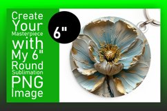 Blossom Beauty: Sublimation Round Designs Design PNG Product Image 1