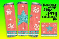VIBRANT Sublimation Tumbler Design , Holiday Product Image 1