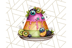 Summerween Tropical Treats Clipart PNG, Halloween Desserts Product Image 4