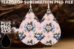 Whimsical Teardrop Earrings Magic, Christmas Product Image 1